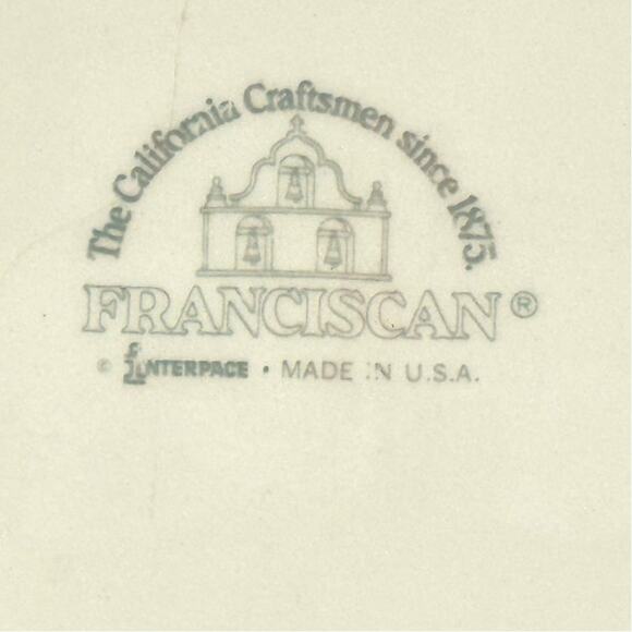 Franciscan Vintage Red Apple USA 12.75" x 9" Oval Serving Platter-Excellent - Picture 5 of 5